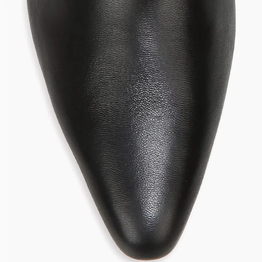 NEW Vince Hilda Leather Ankle Boots Black Size 5.5 - Picture 5 of 15